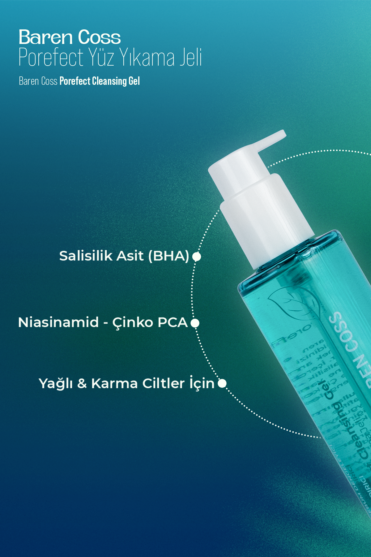 Baren Coss Porefect Yüz Yıkama Jeli