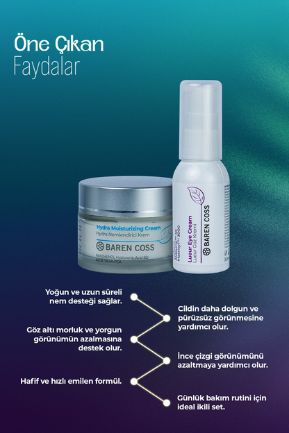 Baren Coss Hydra & Lueur Nemlendirici Set