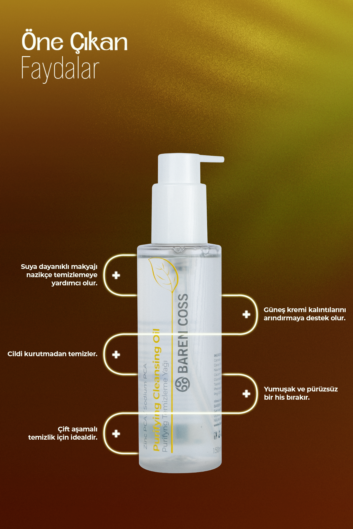Baren Coss Purifying Temizleme Yağı