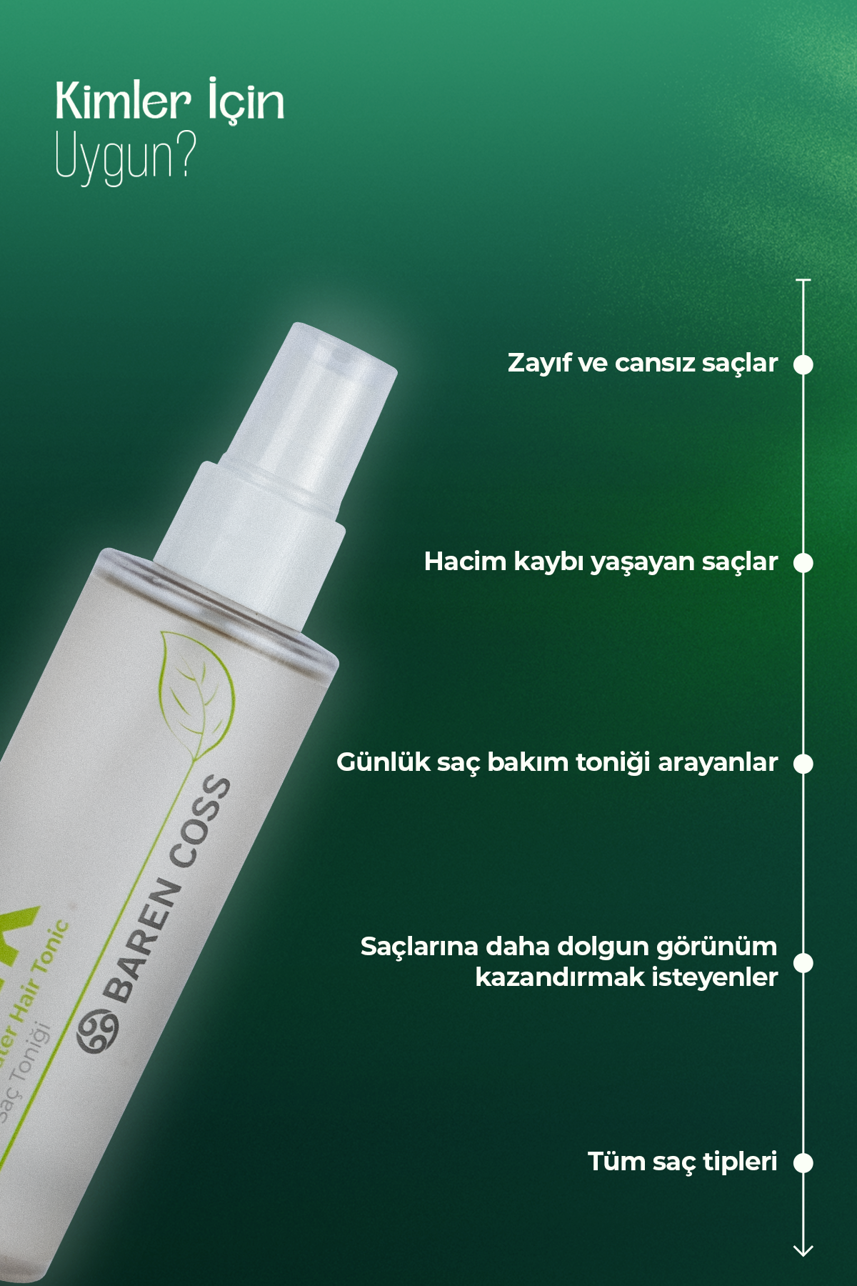 Baren Coss Biberiyeli Saç Toniği