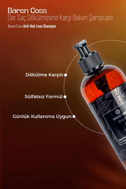 Baren Coss Dar Saç Dökülmesine Karşı Bakım Şampuanı