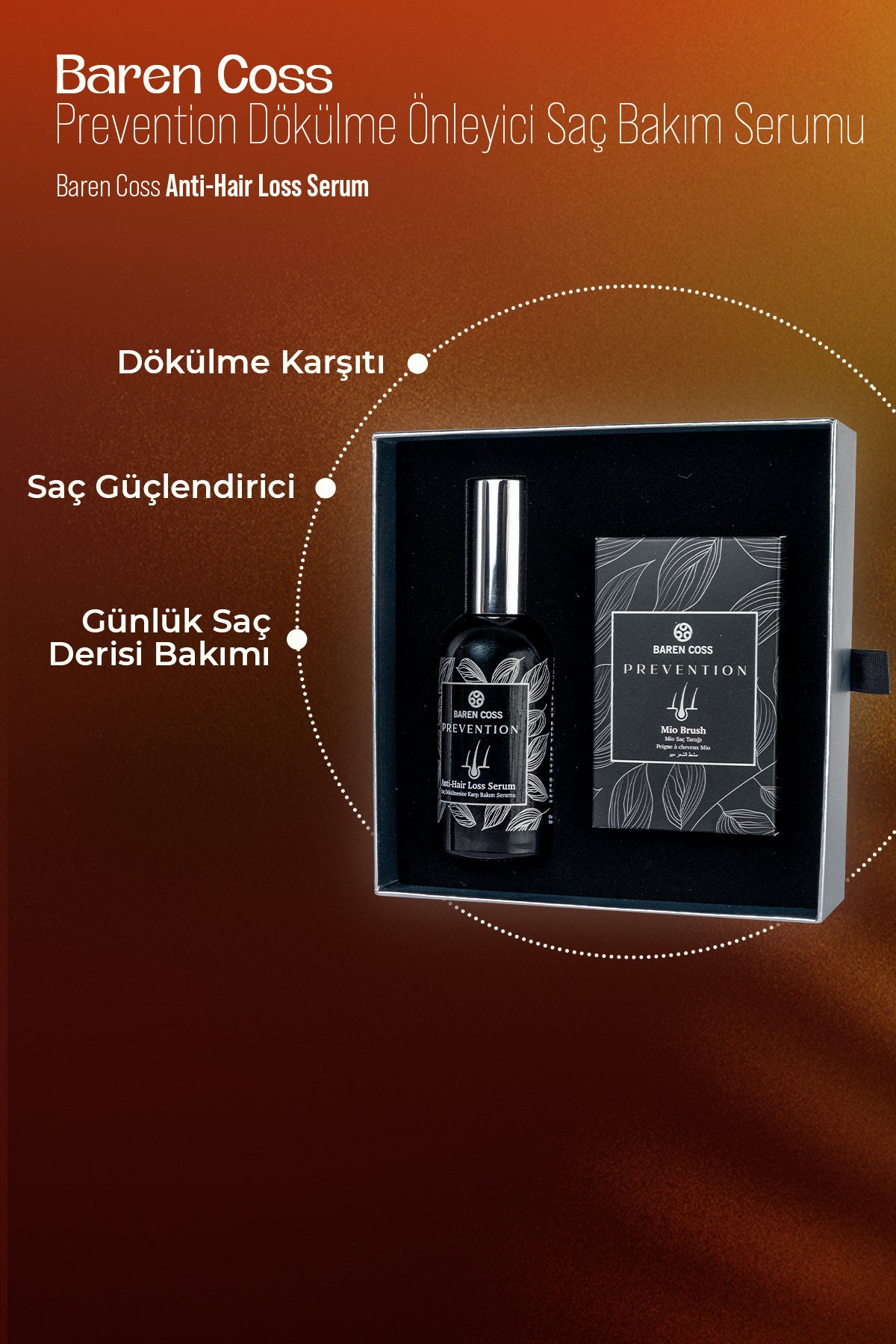 Baren Coss Prevention Dökülme Önleyici Saç Bakım Serumu